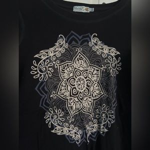 black unity 3/4 long sleeve shirt